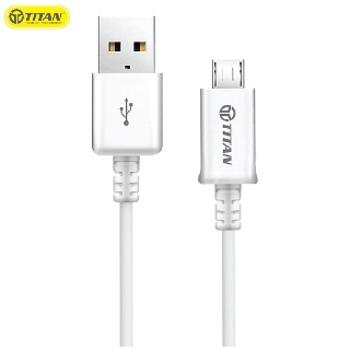 Cáp sạc micro usb 1.5m titan ca08 - hàng chính hãng