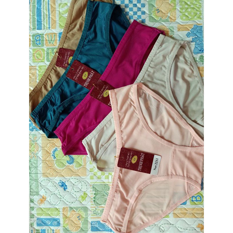 Quần lót nữ thun lạnh cao cấp Thịnh Phát - Size 45kg - 58kg. set 5cái