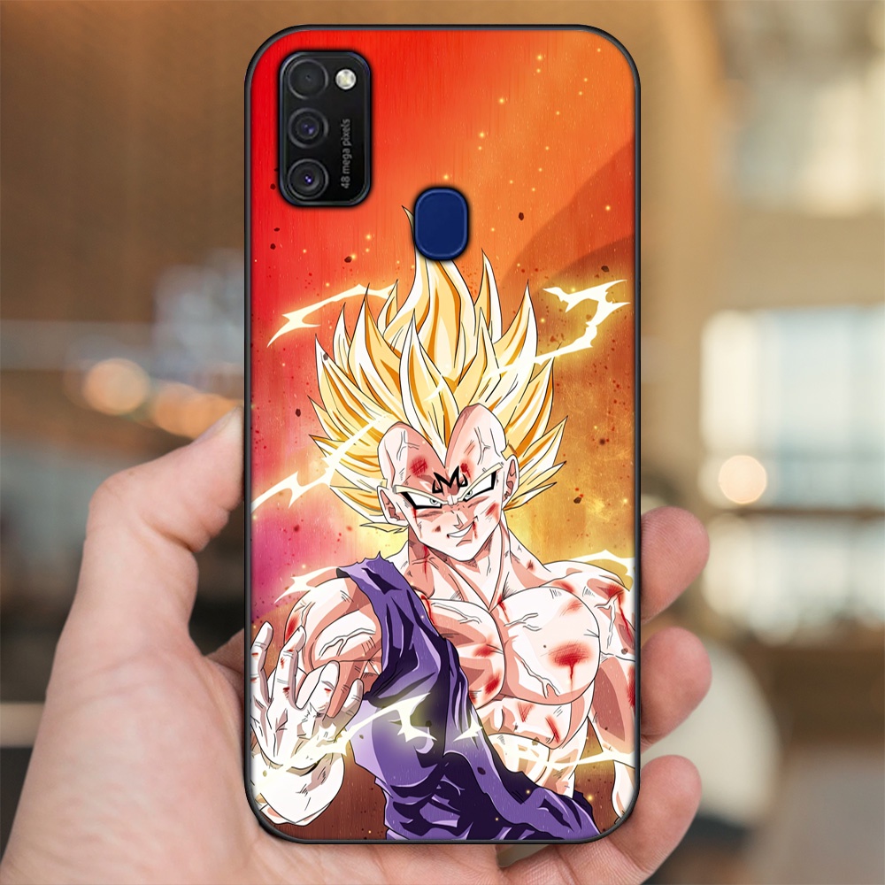 Ốp lưng Samsung M21, M30S viền đen in hình Vegeta Dragon Ball