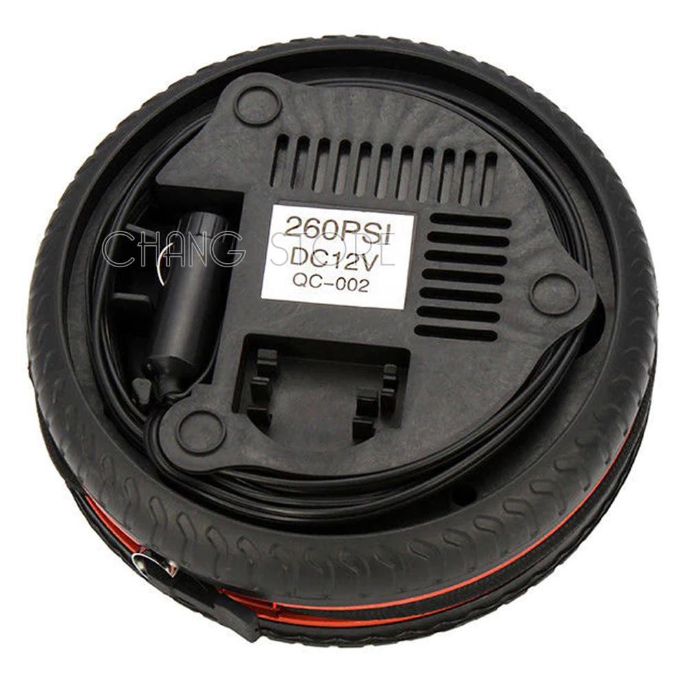 Bơm Lốp Điện Hình Bánh Xe Đa Năng 12V Tiện Dụng