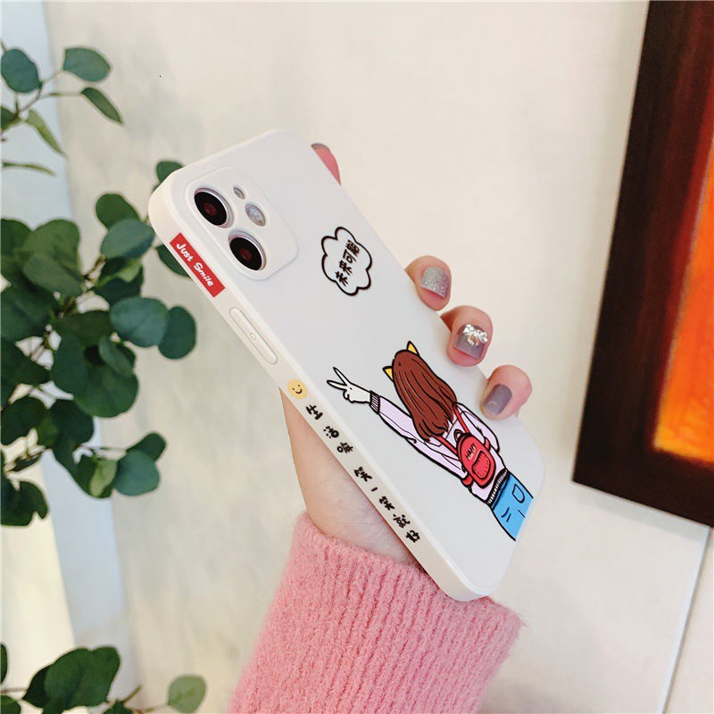 Ốp điện thoại silicon mềm thích hợp cho iPhone 11 12 Pro Max 7 8 Plus X Xs Xr Xs Max