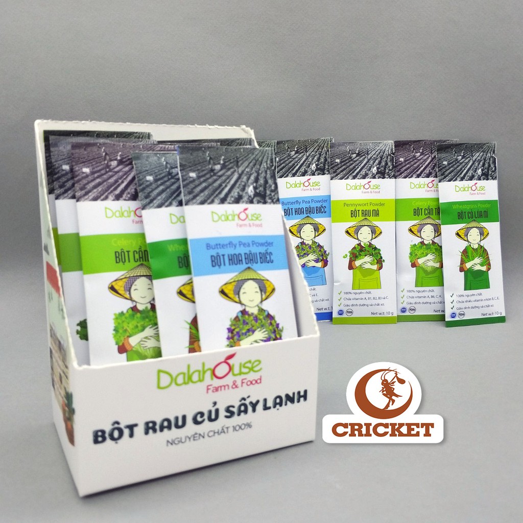Bột rau củ tạo màu thực phẩm từ bột rau củ hưu cơ nguyên chất Dalahouse – Túi dùng thử 10g | BigBuy360 - bigbuy360.vn