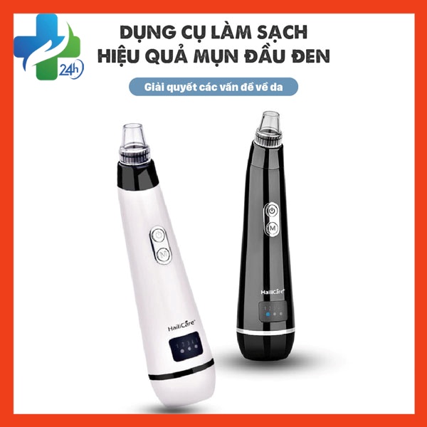 Máy Hút Mụn Đầu Đen, Mụn Cám, Mụn Trứng Cá Cầm Tay Mini Haili Care Chính Hãng