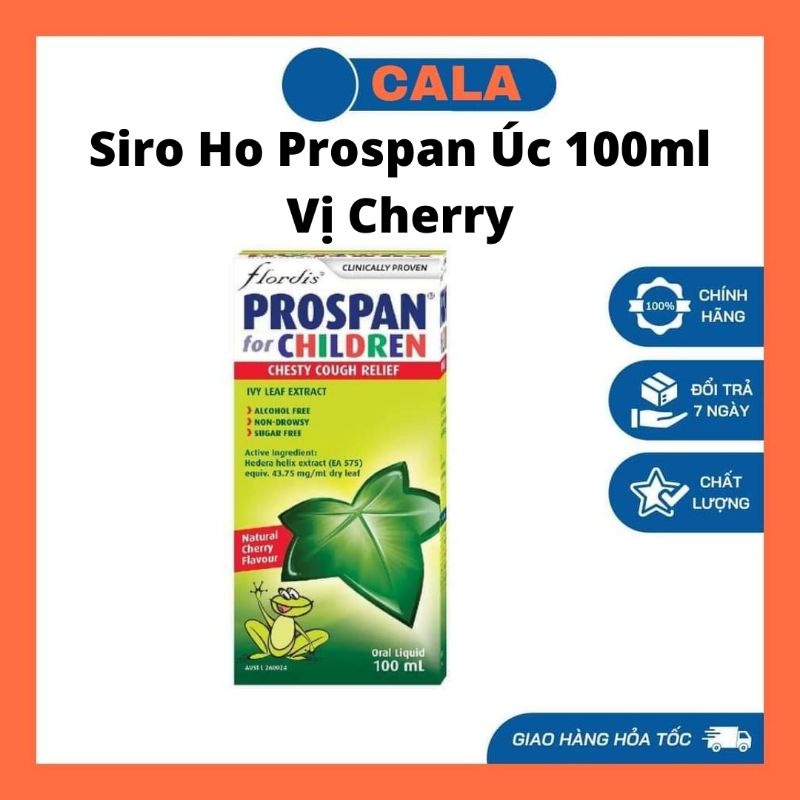 Siro - ho - Pro span Úc 100ml Vị Cherry