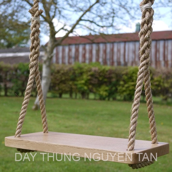 Xích đu cho bé và mẹ bé phong cách cổ điển rất đẹp, lắp trong nhà, sân vườn đều được - Đã buộc dây như hình sản phẩm