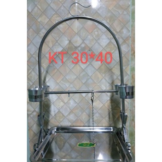 Cầu đứng inox cho vẹt