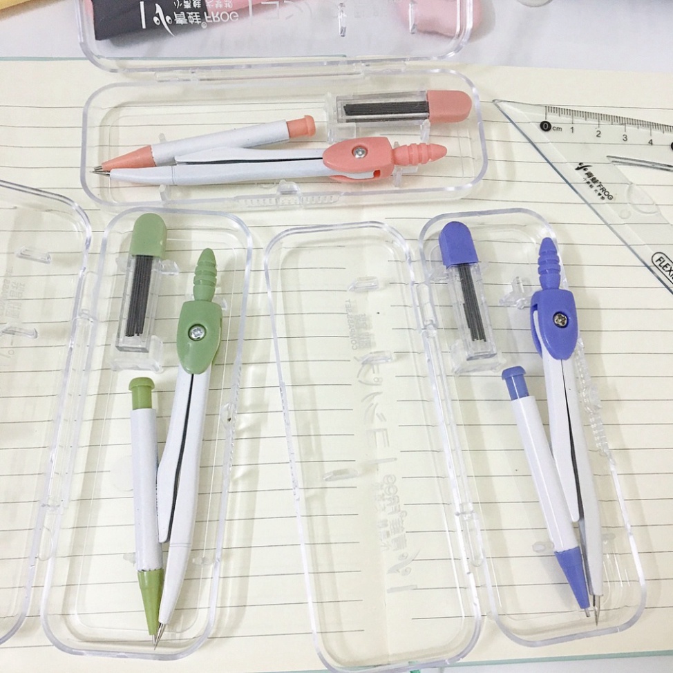 Compa Morandi Bộ Đồ Dùng Học Tập Thiết Kế Thoải Mái Chuyên Dùng Cho Học Sinh - TEZY