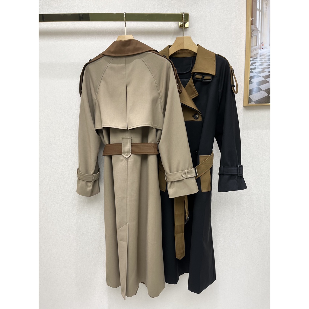 Áo khoác blazer nữ dáng dài thời trang cao cấp Burberry BBR phong cách sang trọng