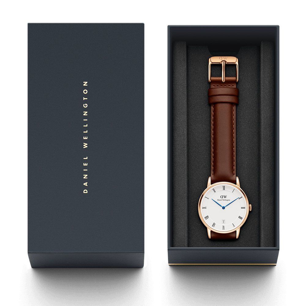 Đồng hồ DW NAM NỮ Dapper St Mawes 38mm (Nam) & 34mm (Nữ) - Rose Gold