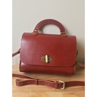 Túi xách da thật hàng handmade nội địa Nhật Bản.