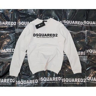 Áo thu đông,áo sweater DSQ chữ nỉ da cá