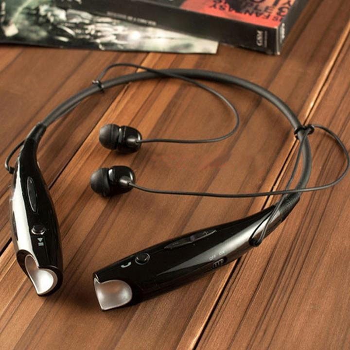 Tai nghe bluetooth hbs 730 chống ồn cách âm thiết kế thể thao phong cách đeo trên cổ hiện đại