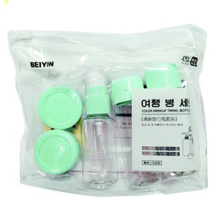 Bộ Chiết Mỹ Phẩm Du Lịch 7 Món Tiện Lợi [ Bộ Chiết Mỹ Phẩm ]