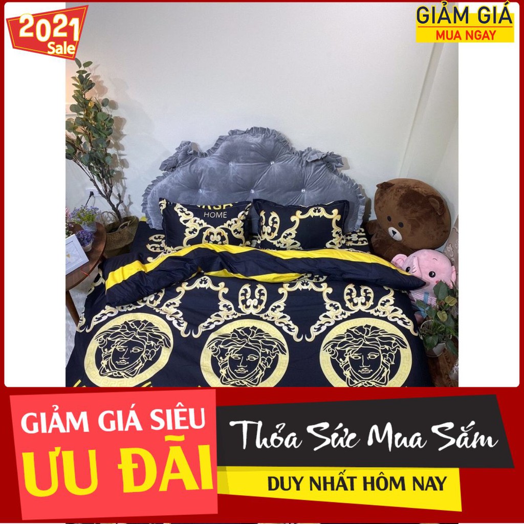 [Ga gối]Bộ Ga Gối Cotton Poly 3 món,chát chọn mẫu,GGHN17