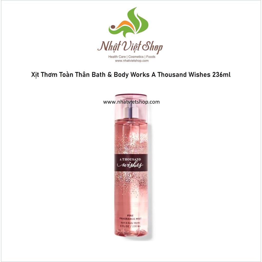 Xịt Thơm Toàn Thân Bath & Body Works Fragrance Mist