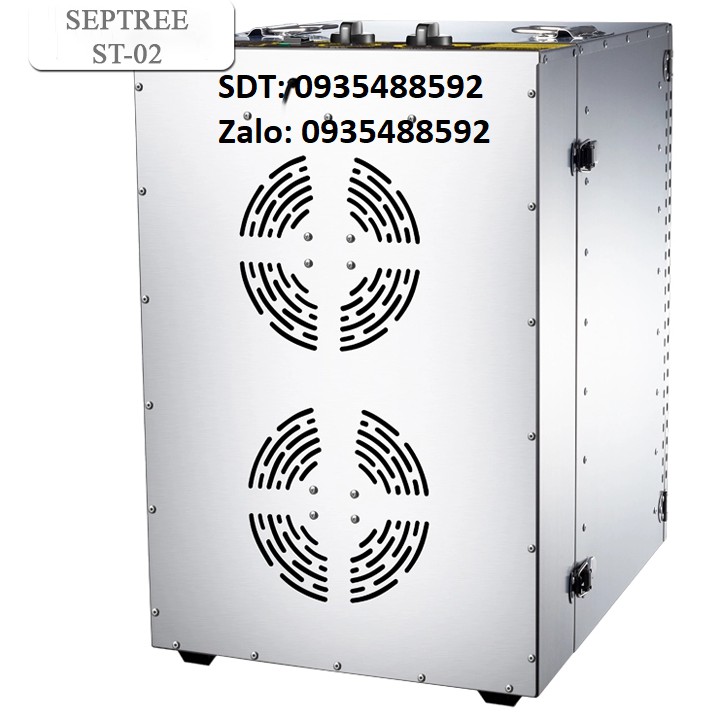 Máy sấy thực phẩm hoa quả công nghiệp , nhà hàng , gia đình 16 khay . Bảo hành 1 năm