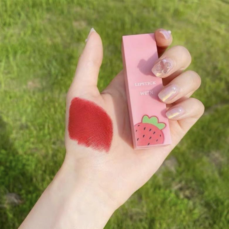 [Hàng mới về] Bộ 3 son môi WETN® hương trái cây nhung lì mềm mịn dưỡng ẩm lâu trôi | BigBuy360 - bigbuy360.vn