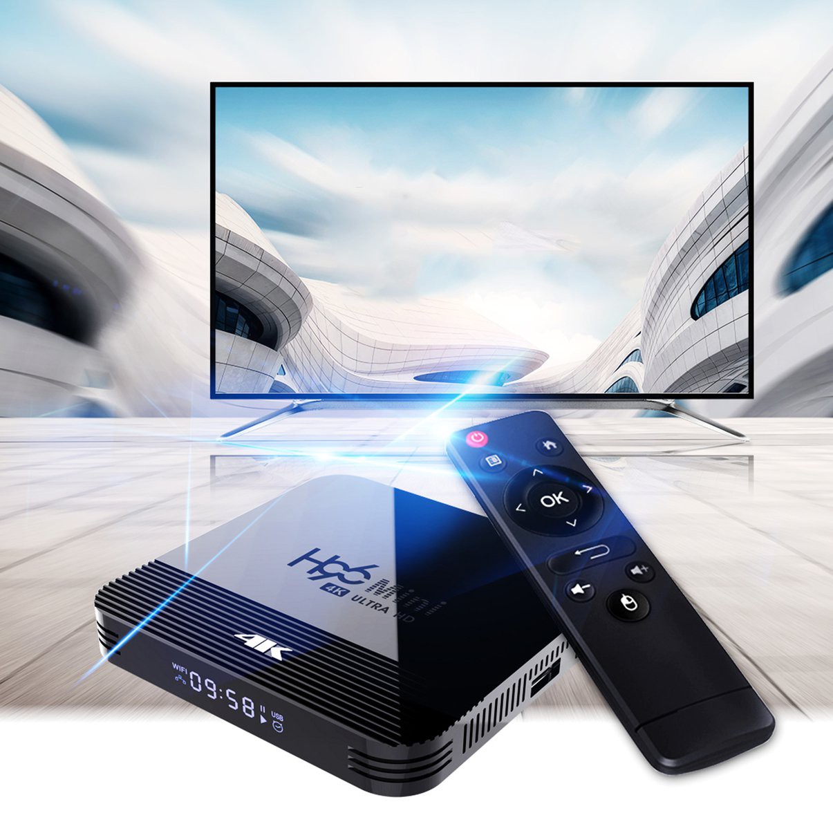 Tv Box H96 Mini H8 Android 9.0 4gb + 8gb 2 + 16gb 2.4g / 5g Wifi 4k | BigBuy360 - bigbuy360.vn