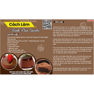 Bột pudding socola Barismate 1kg
