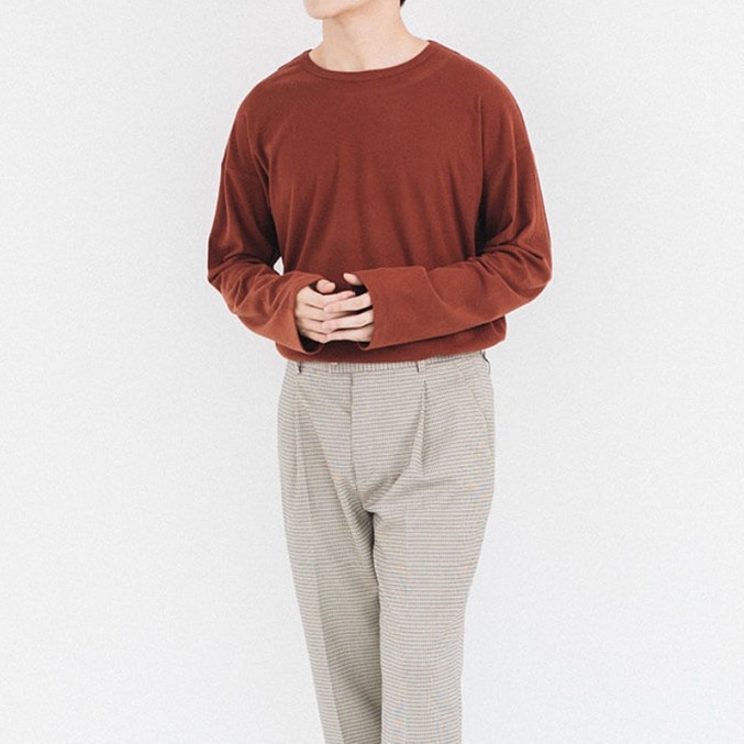 Áo Thun Nam Dài Tay SSSTUTTER nhung tăm thoáng mát mặc được quanh năm PARTED LONG TEE