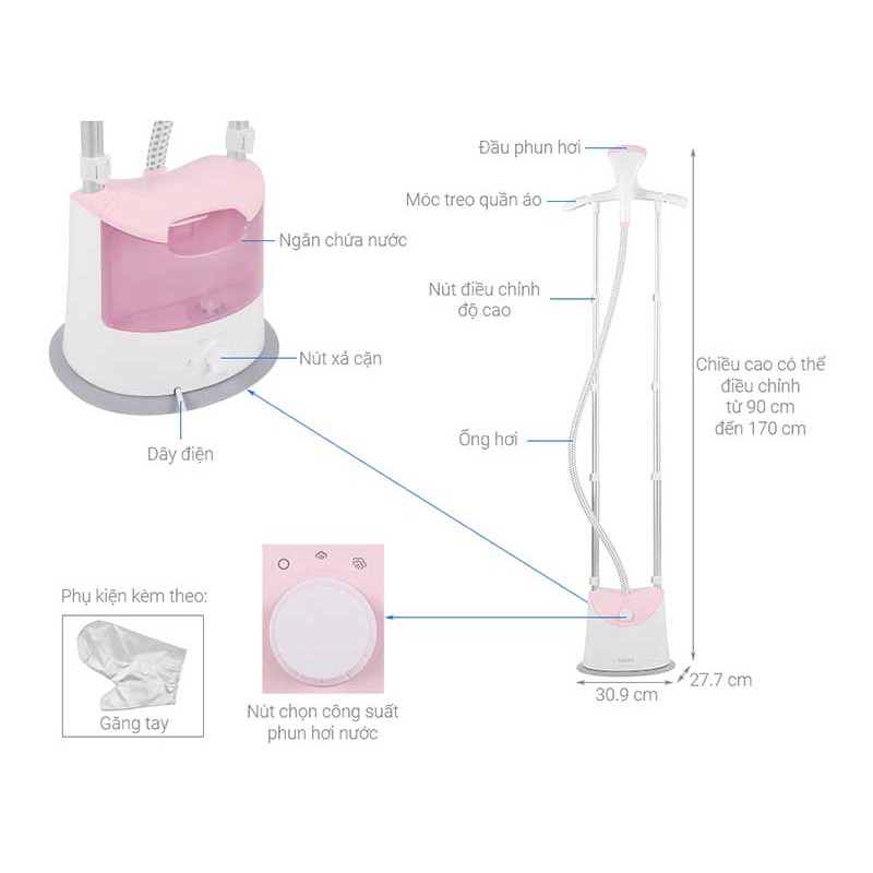 [Mã 159ELSALE hoàn 7% đơn 300K] Bàn là cây Philips GC 485