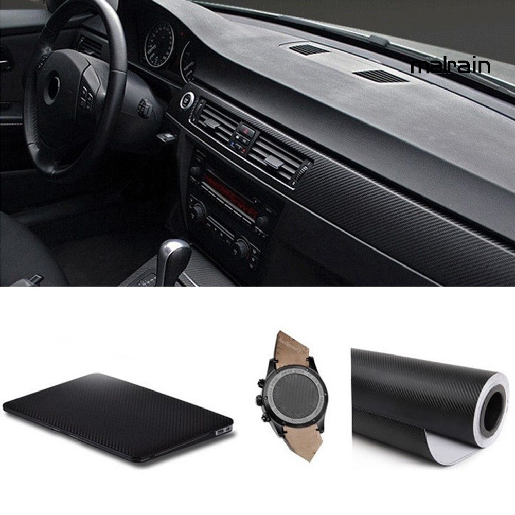 【VIP】3D Carbon Fiber Car Vehicle Body Change Color Interior Decoration Film Sticker