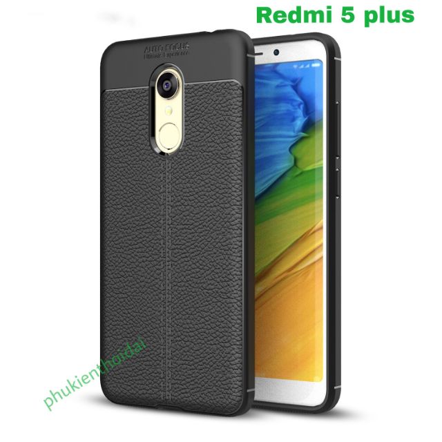 Xiaomi Redmi 5 Plus ốp lưng chống sốc vân da cao cấp