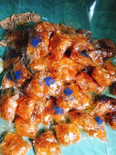 Sét 5b Bánh tráng sate tôm