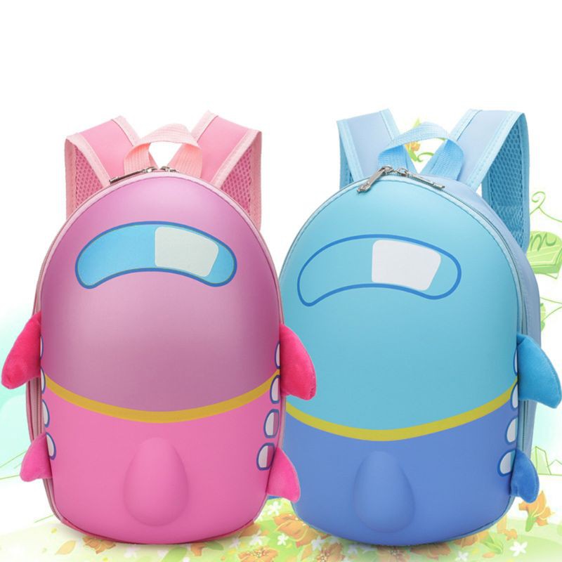 Ba lô hình máy bay 3D cho bé đi mẫu giáo