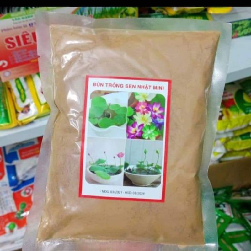 Bùn Sạch Trồng Sen MiNi Gói 500g