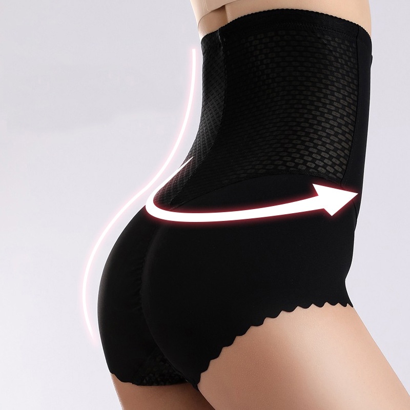 Quần Lót Nylon Jacquard Mềm Mại Thoáng Khí Định Hình Eo Thon