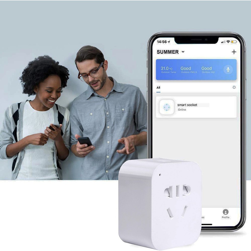 Ổ cắm WiFi SONOFF mẫu mới 2020 - Đầu đổi ổ cắm đa năng