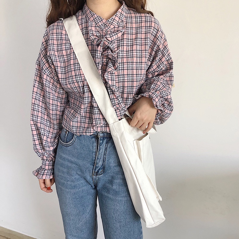 Túi Xách Canvas Cỡ Lớn Thời Trang Harajuku Cho Nữ