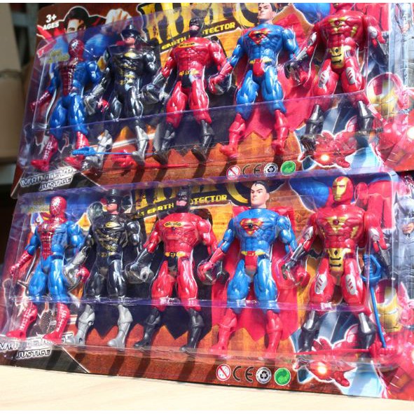 Set 5 mô hình siêu hùng cho bé