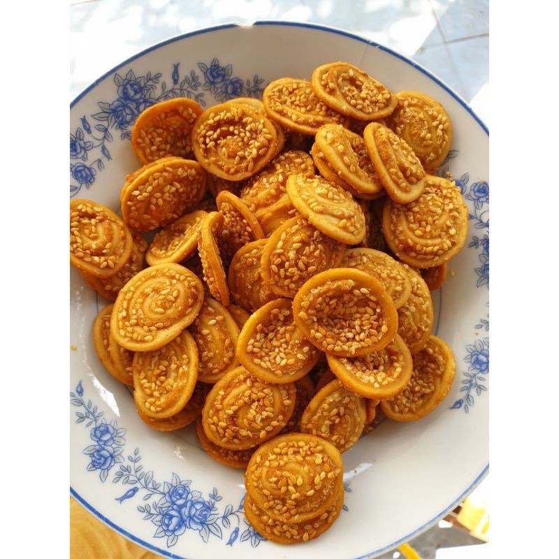 1Kg Bánh Tai Heo mè giòn thơm, cực ngon