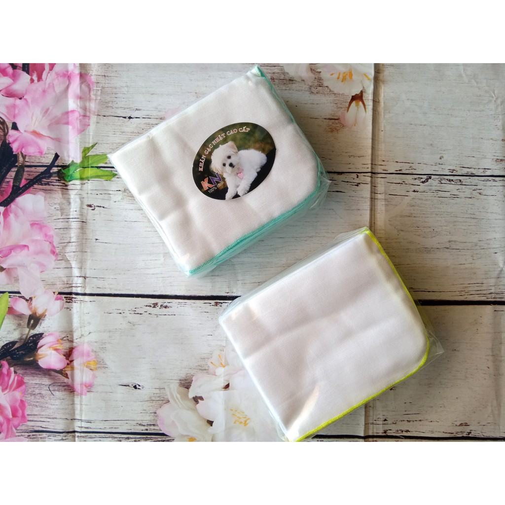 Set 10 khăn sữa 4 lớp cỡ lớn 33*25