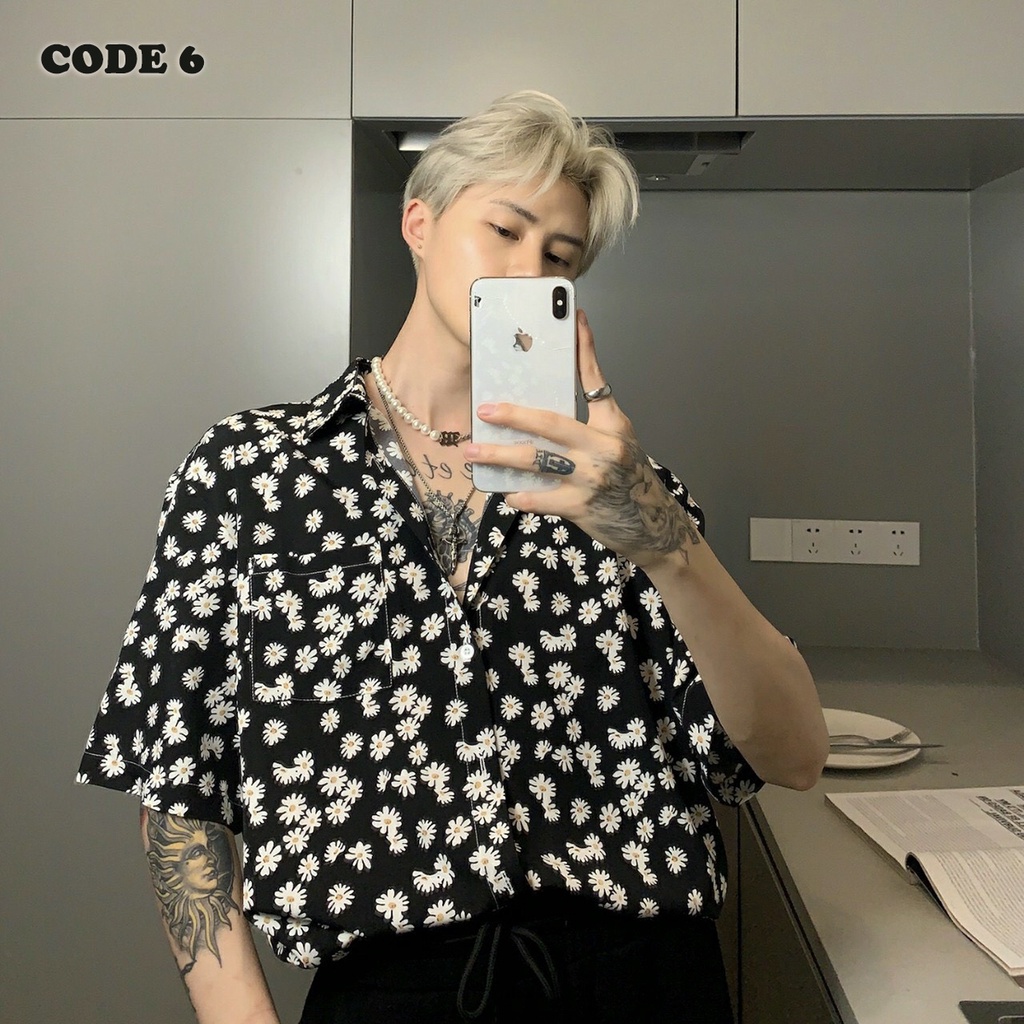 Áo Sơ Mi Nam Nữ Đẹp Tay Ngắn Form Rộng Kiểu Hàn Quốc Unisex IN 3D  - BB REAL