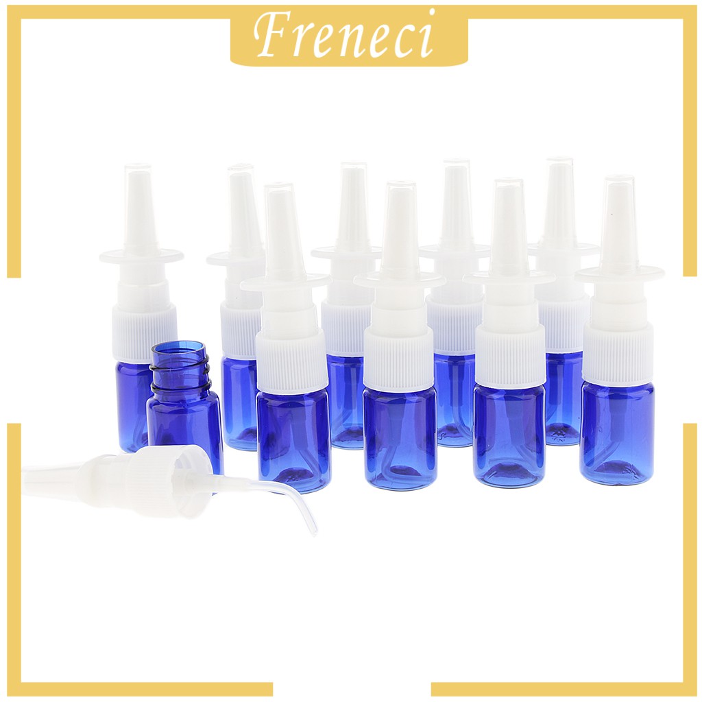 Set 10 Bình Xịt 5ml Đựng Dung Dịch Rửa Mũi Tiện Dụng