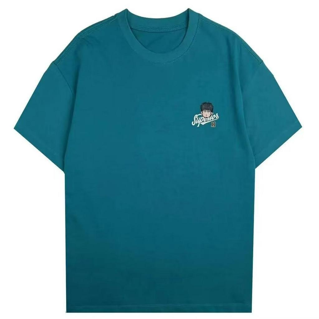 Áo Thun Tay Ngắn Cổ Tròn In Nhân Vật Hoạt Hình Anime 3 Màu Size M-5XL Thời Trang Mùa Hè Cho Nam