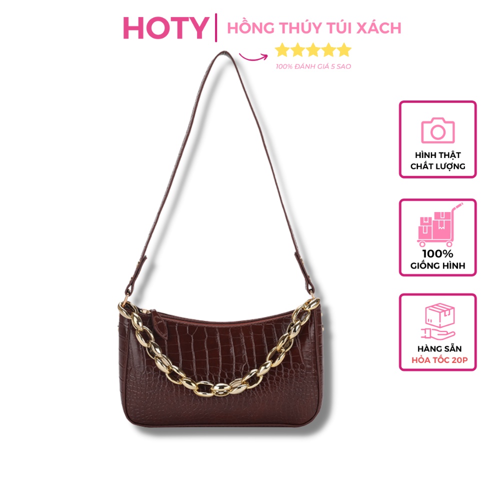 Túi Kẹp Nách Dây Xích ⭐FREESHIP⭐Túi Xách Nữ Sọc V Túi Đeo Vai Nữ Giá Rẻ 8794