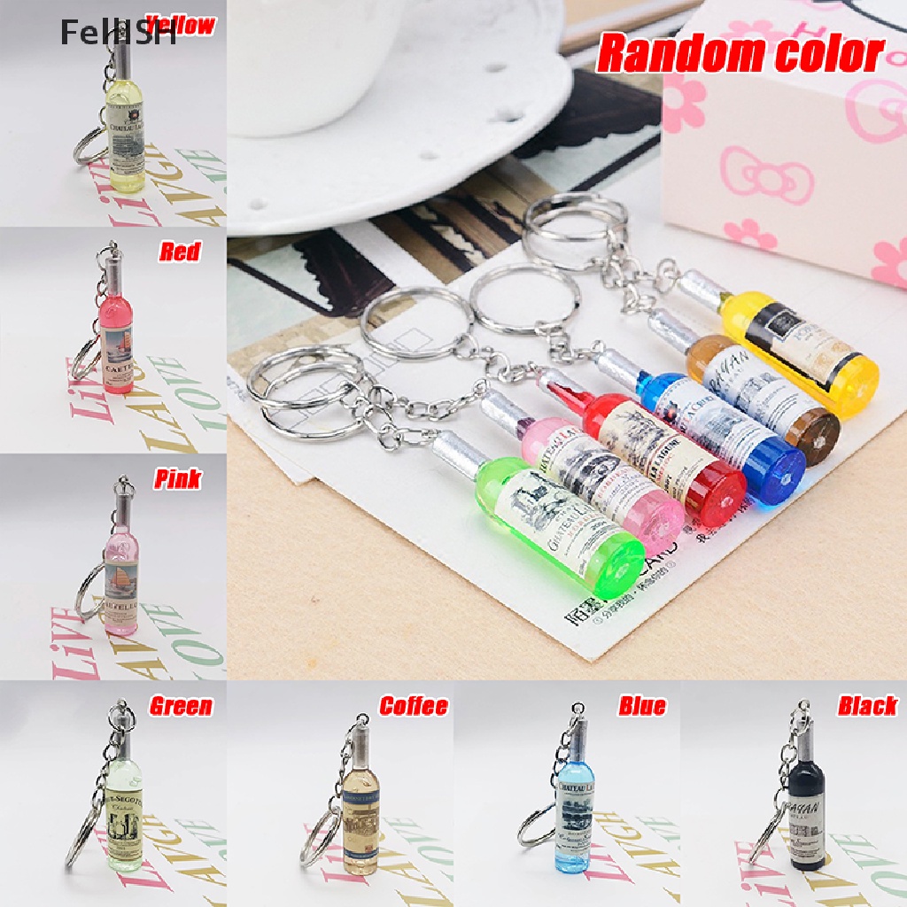 Móc Khóa Hình Chai Bia Bằng Acrylic 439br
