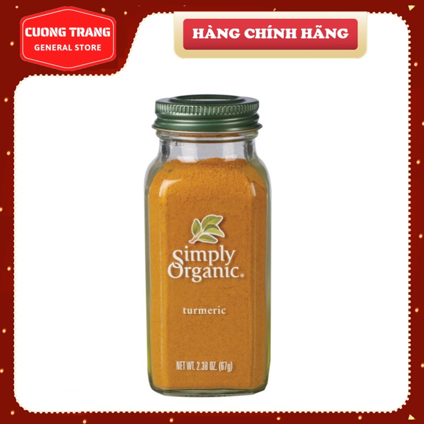 Bột nghệ tây Simply Organic Turmeric 67gr