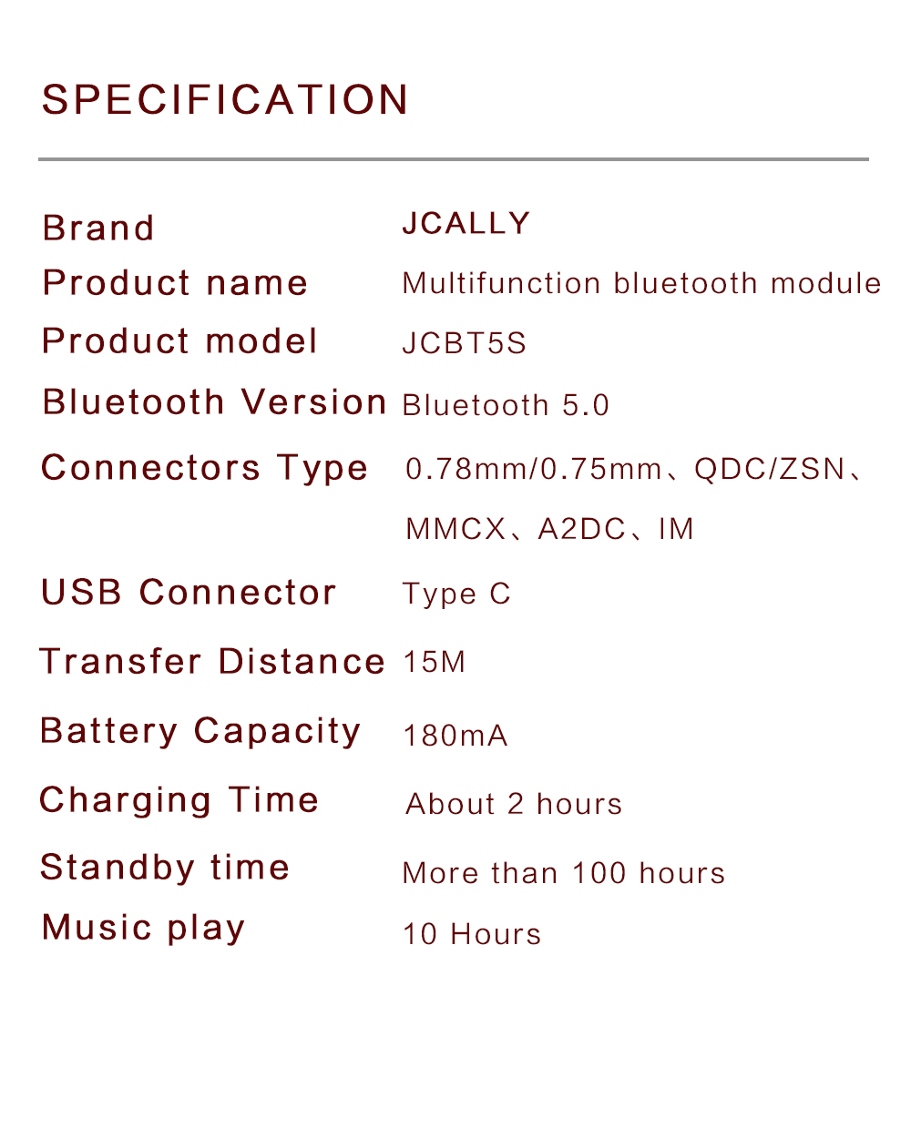 Dây Cáp Tai Nghe Bluetooth 5.0 0.78 Mmcx Qdc