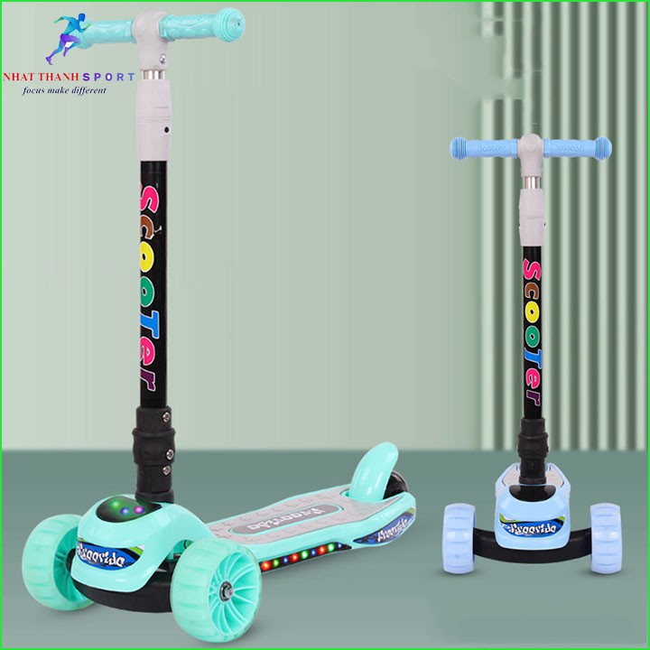 Xe trượt scooter cho trẻ con, xe scooter trẻ em xe có Nhạc bánh phát sánG