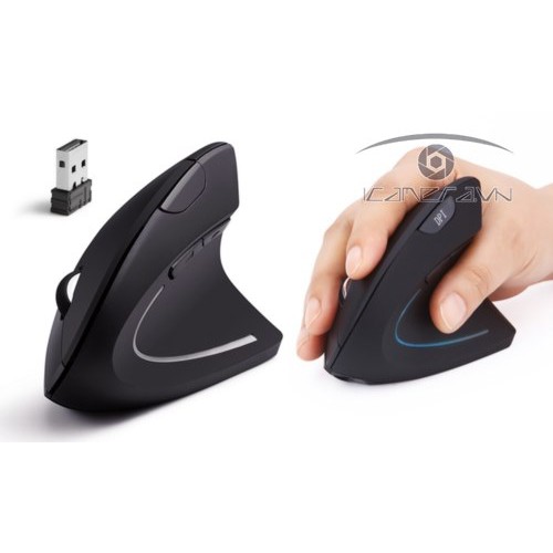 CHUỘT CHỐNG ĐAU KHỚP KHUỶU, ĐỠ MỎI TAY KHI DÙNG PC MÁY TÍNH ERGONOMIC MOUSE EM-01