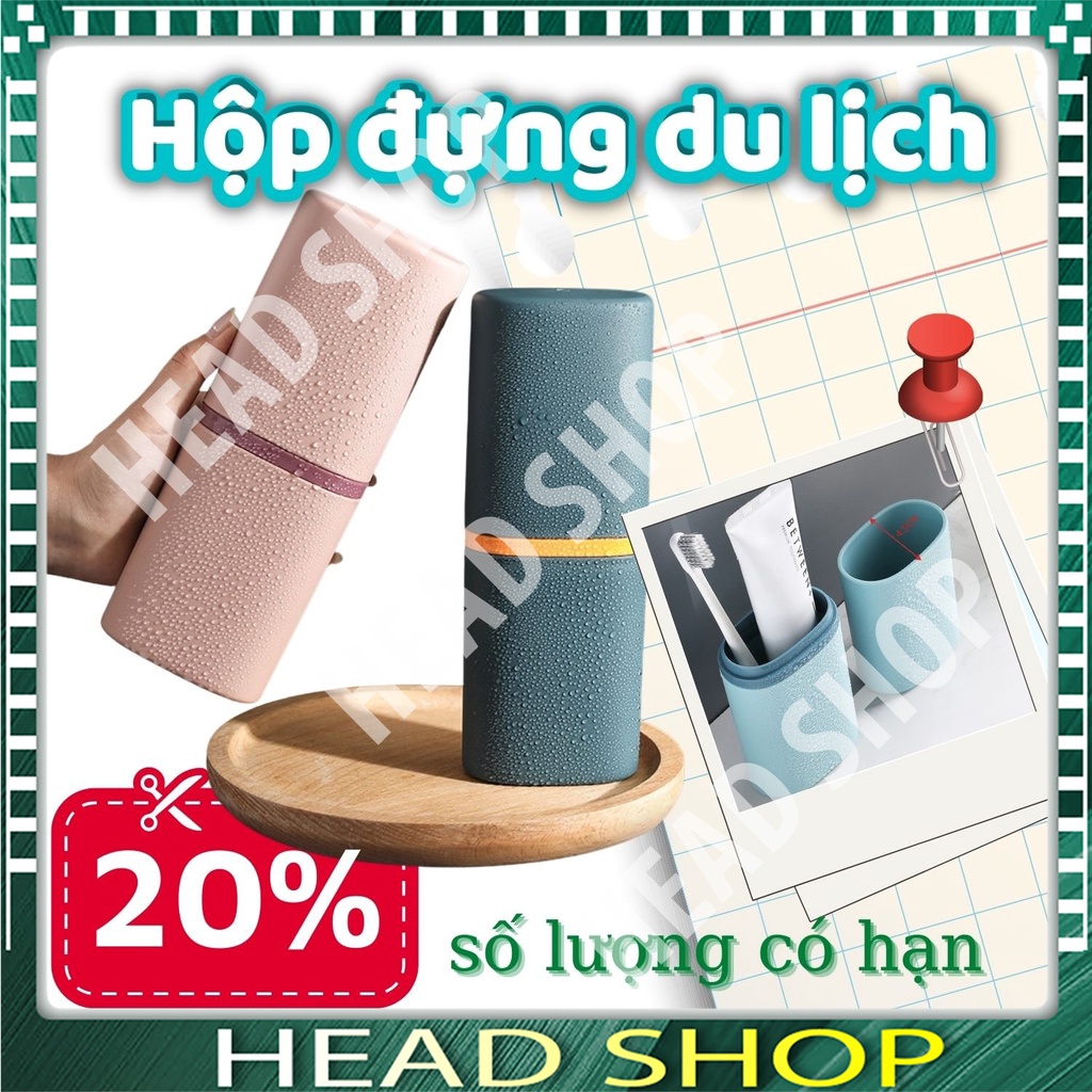 Hộp Đựng Bàn Chải, Kem Đánh Răng, Cốc Đựng Nước cao cấp Mang Theo Du Lịch Tiện Dụng F574 HEAD SHOP