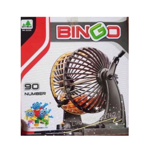 Lô tô quay 90 số - 48 lá - bộ bingo dành cho gia đình và tổ chức sự kiện