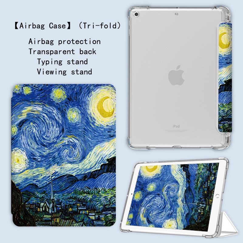 Bao Da Máy Tính Bảng Nắp Lật Chống Sốc Có Ngăn Đựng Bút Cho Ipad Gen 7 / 8 10.2 Ipad 9.7 2017 / 2018 Ipad Air 4 3 2 A Ipad Pro 11 Mini 5 Ốp