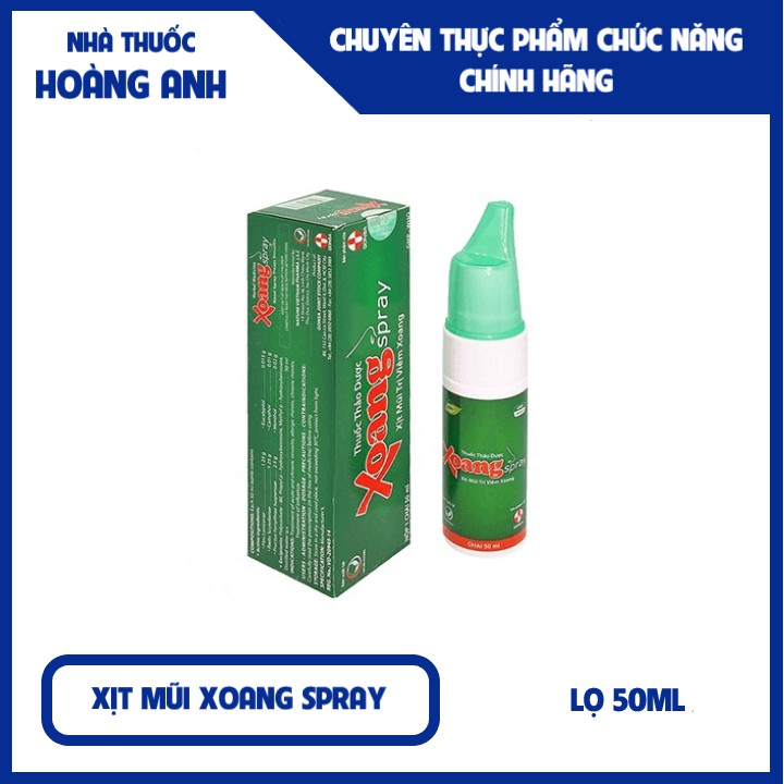 Xịt mũi hỗ trợ giảm viêm Xoang Spray (Chai 50ml)
