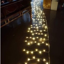 Đèn Thả Trang Trí Cao Cấp 12 60 Sợi - Đèn Nháy Mành Trang Trí Nhà, Đèn Rèm Ban Công, Quán Cafe, Sân Vườn